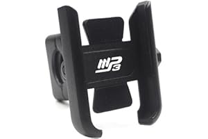 XZLDSD pour Piaggio MP3 250 300 500 HPE Sport Scooter Moto Accessoires Guidon Support pour téléphone Portable GPS Support de Support (Couleur : Handlebar Black)