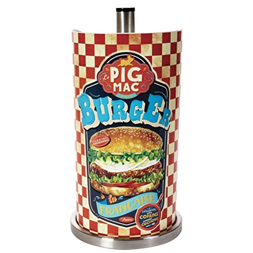 'NATIVES, Dispenser Asciugamani tutto metallo Pig Mac "