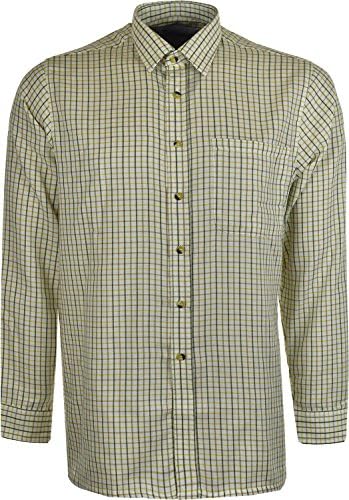 Boston Clothing Mens Tattersall Shirt Long Sleeves Polycotton Fabric Ideal For Fishing Shooting Hunting