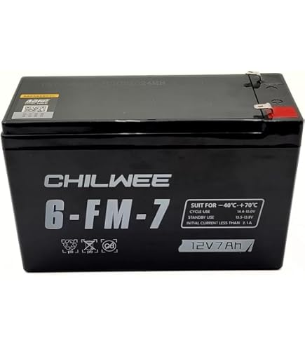 Batterie Plomb AGM 6V 12Ah - Sans Entretien, Compacte Et Polyvalente
