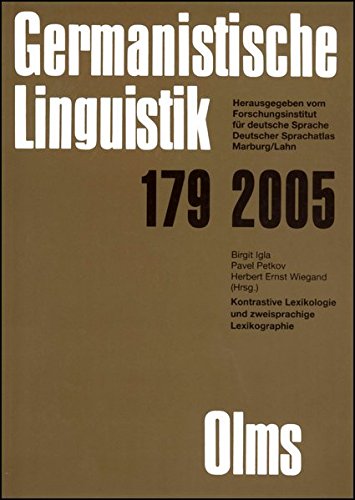 Preisvergleich Produktbild Germanistische Linguistik / Kontrastive Lexikologie und Zweisprachige Lexikographie: 2. Internationales Kolloquium zur Wörterbuchforschung St. Kliment Sofia, 18. bis 19. Oktober 2002