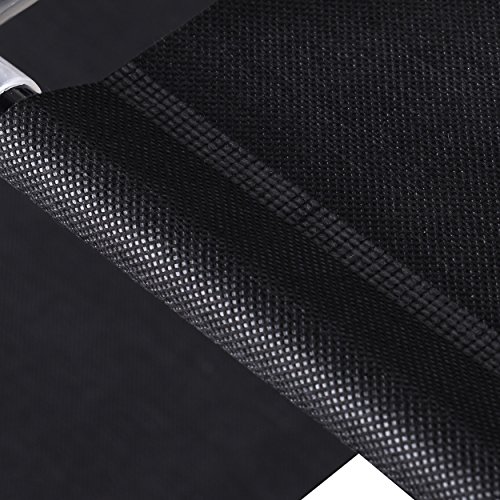 Harima Keep Deluxe Stoff-Kleiderschrank, 2-türig, faltbar, leicht, mit Hängestange und Regalfächern, Schwarz mit 5 Kleiderbügel inklusive - 4