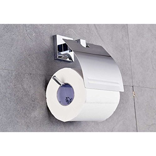 Auralum® WC Toilettenpapierhalter Papier Halter Papierhalter Wandhalter Papierrollenhalte - 6