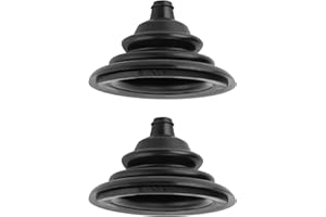 HAPIVIDA Stivale del Pozzo del Motore, 70 mm Motore Bene Rigging Cavo Boot Marine Rigging Sterzo Foro del Cambio Copertura Motore Protezione Copertura per Barca Yacht Tronco Nave (Nero*2)