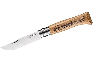OPINEL N¦8 inox Animalia Ciervo entrega con 6 berlingots en cada caja-NUEVO
