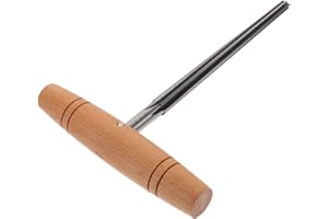 SUPVOX Escariador De Clavijas Para Guitarra Y Violín Con Mango De Madera Herramienta De Luthier De Acero Para Agrandar Agujeros En Afinadores De Instrumentos Musicales