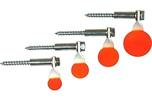 GALICA cibles tournantes-Cible tournante-cibles de tir- Cible Airsoft, Carabine à Plomb, Lot de 4 cibles- Cible Mobile par rotaion ou Balancement- Cible plinking-
