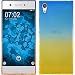 Produktbild PhoneNatic Case für Sony Xperia XA1 Hülle Silikon Design:02 Ombrè + 2 Schutzfolien