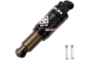 EASYBYMALL Amortisseur arrière pour vélo électrique, 125-190 mm, 453,6 kg, pour VTT (165 mm, 453,6 kg)