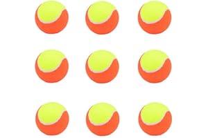 XIAOJUN 9 Pezzi Elasticità Soft Beach Tennis Ball Palline da Tennis in Gomma per Allenamento di Alta qualità