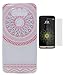 Produktbild LG G5 (2016) Hülle, ISENPENK ultra-Thin slim Schutzhülle soft TPU Case Silikon Transparent Schutzhülle Silikon Transparent Soft TPU Handy Fall blume muster für LG G5 (2016) 5.3 Zoll-[blume #5] + Panzerglas Folie