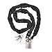 Price comparison product image AWinEur 8mm x 1.5m Heavy Duty Motorbike Motorcycle Bike Bicycle Cycle Chain Lock PadLock (8mm Steel Dia x 1.5m Length)