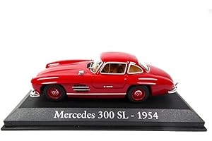 OPO 10 - Voiture 1/43 Compatible avec Mercedes-Benz 300 SL 1954 Couleur Bordeaux (RBA43)