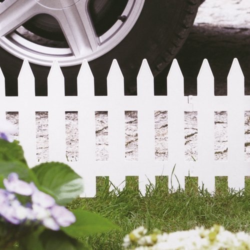 Grüner Jan Beeteinfassung Gartenzaun 3,2m (weiß)