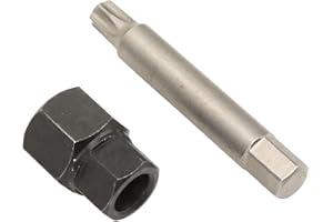 Keenso Car Alternator Pulley Remove Tool, Car Alternator Decoupler Pulley Removal Tool Kit with Socket Shaft Bit Replacement for Alternators hand operated tools