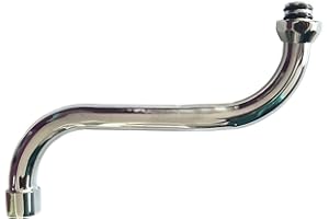 Soytich Caño para grifos, brazo de cocina, brazo de grifo, caño para grifos (forma S, 25 cm)