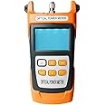 Corslet Optical Power Meter VTC830 Laser Cable DB Tester Optic Telecom Catv FC/SC Tester for Telecommunication, Power Meter Optical Fiber Accessories 2000 Counts Orange
