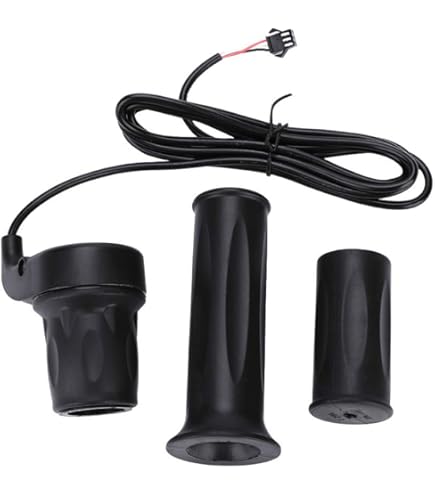 QUVBKZ 4 Pièces Câbles De Poignée Accélérateur, 2 Poignées + 1 Câble + 1 Siège, Accessoires De Moto, Pour 50-250cc Moto Cross, Dirt Bike, Pocket Bike, Scooter