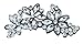 Produktbild SaySure - Flower Hairpin Hair Clip Full Crystal Rhinestone