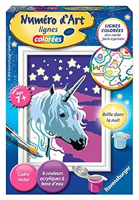 Ravensburger - N° d'Art Mini Format Licorne scintillante, 29613
