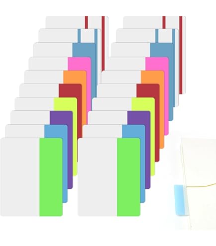 600 Linguette Segnapagina Adesive Yuanchu - 5cm, 10 Colori Neon, Riposizionabili - Foto 2