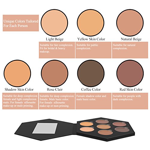 RUIMIO Contouring Palette und Highlighting Creme Contour Kit – 7 Farbtöne - 2