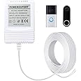 18V 500MA Nest Video Doorbell Power Transformer Adapter uk for Ring,Nest Hello,Google,SimpliSafe,Ezviz,Eufy,Wyze,Arlo Video Doorbell AC Power Adapter Cable
