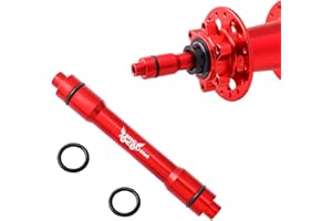 MUQZI Adaptateur QR de vélo 12/15 à 9 mm Adaptateur de moyeu de Roue Avant 100/135/142/148 mm à dégagement Rapide pour VTT et vélo de Route