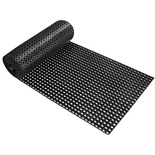 Preisvergleich Produktbild Ringgummimatte Octo Roll / Gummimatte für den Innen- und Außenbereich / Wabenstruktur / rutschfest / viele Größen / 100x100 cm