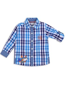 The Essential One - Baby Kinder Jungen Langärmeliges Hemd / Shirt das Karo - Blau/Weiß - EOT253
