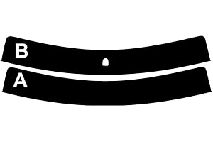 PSSC WINDOW FILM PSSC Pre Cut Sun Strip Car Window Films for Suzuki Swift 5 Door 2011-2016 20% Dark Tint