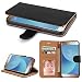 Produktbild Galaxy J3 2017 Hülle, SOWOKO Leder Etui Flip Case Handyhülle für Samsung Galaxy J3 (2017) Brieftasche Tasche mit Integrierten Kartensteckplätzen und Ständer /Magnetverschluss, Schwarz
