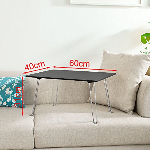 SoBuy® Betttisch Laptoptisch Klapptisch Notebooktisch Frühstücktisch FBT09-SCH - 4