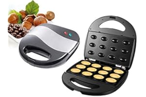 Gelentea Electric Walnut Cakemaker Automatisches Backwerkzeug für Mini-Nussmaschinen, Muffins und Cakepops für die Küche