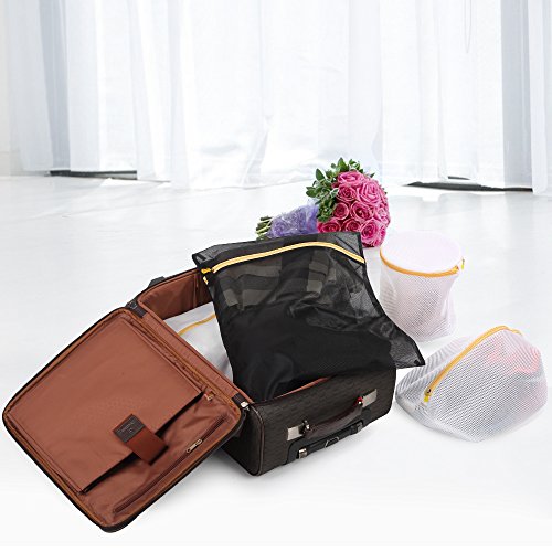 Ecooe 7 Stück Wäschenetz Premium Wäschesack mit 3 verstärkte Netzbeutel für Pullover Schuhe BHs - 7