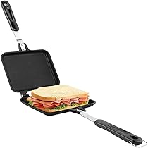 Padella Sandwich Maker Doppia - Antiaderente, Per Uova, Toast, Colazione Rapida - Foto 11