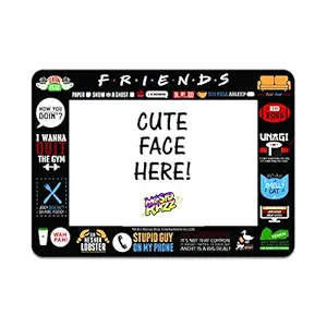 MCSID RAZZ Friends TV Series Infographic Photo Frame for Tabletop - Official Licensed By Warner Bros, USA