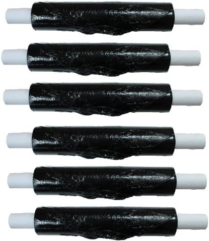 Black Pallet Wrap Box of 6-400mm x 250m - Shrink Wrap On a roll