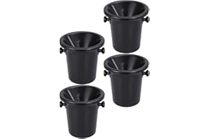 DOITOOL Lot de 4 seaux de dégustation de vin avec Couvercle Amovible pour Whisky, Cocktails