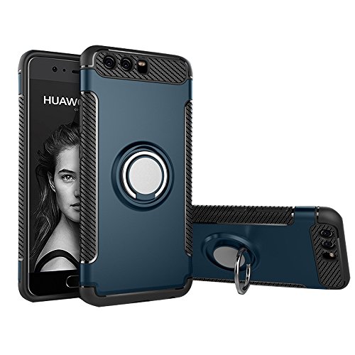 huawei p10 Funda COOLKE Doble Capa TPU PC Shockproof Anti-rasgu os tel fono caso protecci n C scara Cover de 360 Rotating Ring Grip Stand Holder para huawei p10 - Dark Azul reviews huawei p10 Funda COOLKE Doble Capa TPU PC Shockproof Anti-rasgu os tel fono caso protecci n C scara Cover de 360 Rotating Ring Grip Stand Holder para huawei p10 - Dark Azul