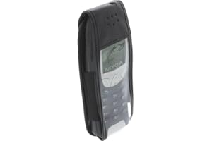 foto-kontor Handytasche kompatibel mit Nokia 6210 mit Sichtfenster und Gürtelclip Schutzhülle schwarz