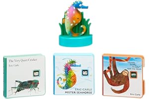 little tikes World of Eric Carle Swim, Climb, Crawl Collection for Story Dream Machine - 3 Stories & 1 Character, Storytime Books with Audio Play Character, For Boys and Girls Ages 3+