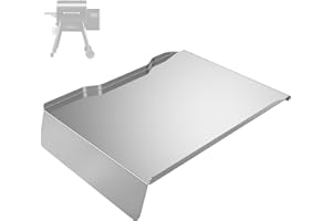 BMMXBI Drip Pan Tray Replacement for Traeger Ironwood 650 Pellet Grills, Drip Pan Heat Baffle Compatible with Traeger KIT0438 Part, Stainless Steel Traeger Pellet Grill Assossories, TG650