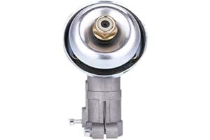 TOPHOMER Cabezal de engranaje para desbrozadora, universal de 26 mm de diámetro, 9 dientes, caja de engranajes de cortacésped de repuesto para varias desbrozadoras (blanco)