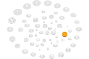 YOSOO HEALTH GEAR Kit di Ingranaggi, Ingranaggi Dentati Set di Ingranaggi di Plastica Kit di Pulegge a Vite Senza Fine Set di Ingranaggi a Corona Robot Giocattolo Parti fai Te Ingranaggi a Vite Senza Fine((64 tipi))