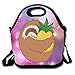 Produktbild Mesllings Ananas-Faultier, isoliert, für Reisen, Picknick, Lunchbox, Handtasche mit Schultergurt, für Damen, Teenager, Mädchen, Kinder, Erwachsene