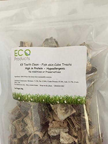 K9 Teeth Cleaner Jerky Fish Skin Cubes 150g
