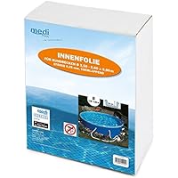 Medipool - Poolfolie rund 3,5 bis 3,60 x 0,92 m x 0,25 mm Schwimmbadfolie
