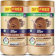 Saffola FITTIFY Hi-Protein Weight Loss Shake | Meal Replacement Shake for Men and Women | Slim Shake with 5 Su