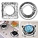Produktbild TAOtTAO Stove Burner Covers 10 stücke Gasherd Aluminiumfolie Papier Saubere Pad Hochtemperaturbeständige Abdeckungen (A)